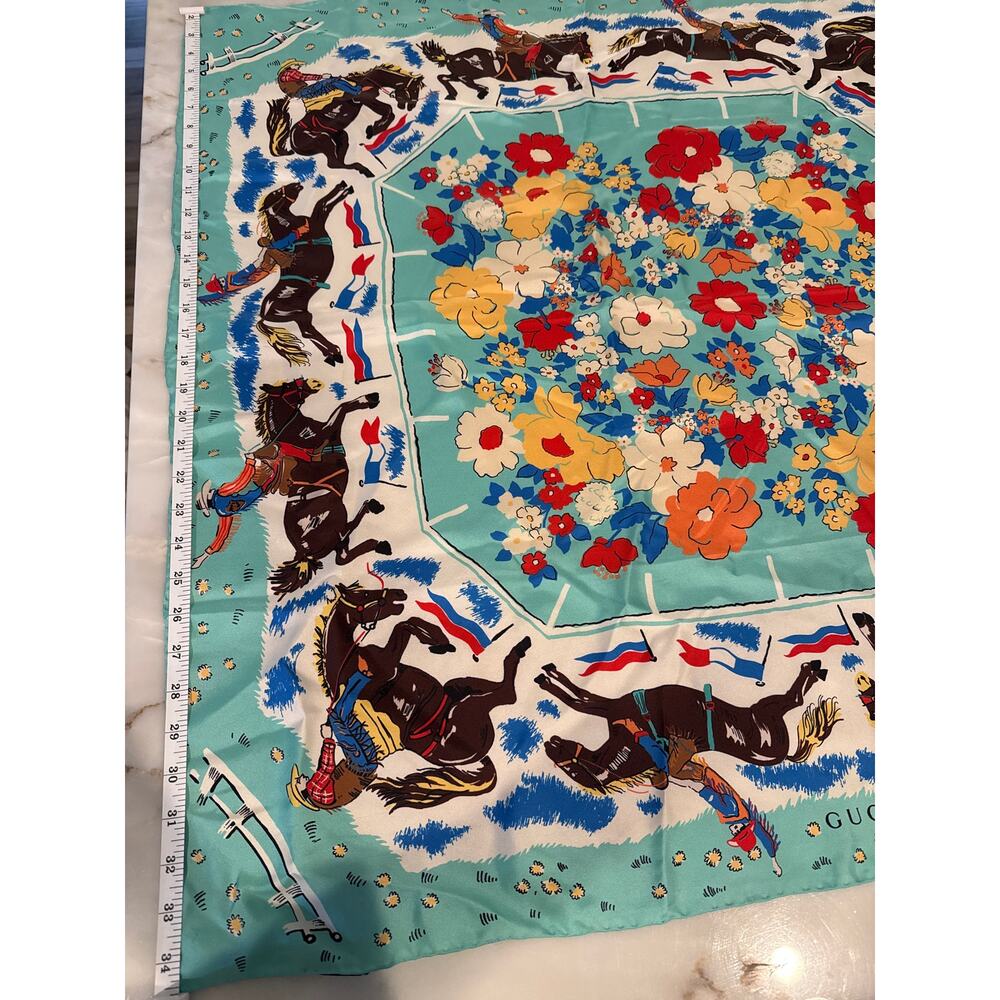 Gucci Rodeo Cowboy Scarf - Picture 6 of 8